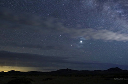  (Fotos) Así se ve la conjunción entre Júpiter y Saturno 