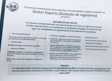 Aya Contrato A Hija De Ministro Pese A Que La Entidad Buscaba Un