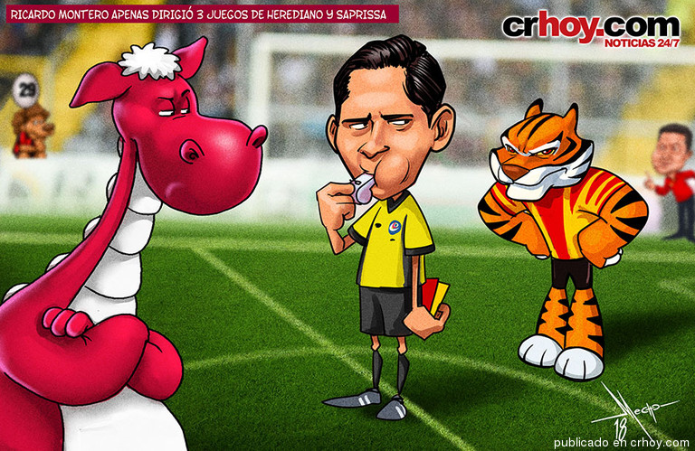 Ricardo Montero apenas dirigió 3 juegos de Herediano y Saprissa