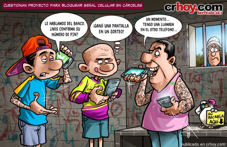 Cuestionan proyecto para bloquear señal celular en cárceles
