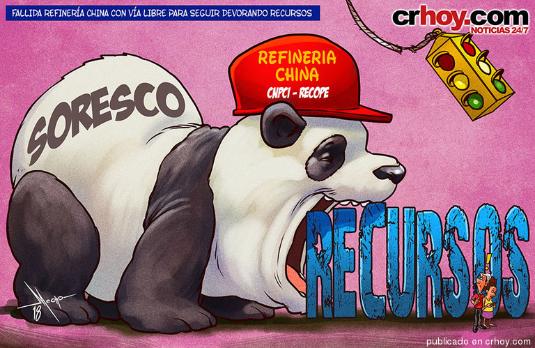 Fallida refinería china con vía libre para seguir devorando recursos